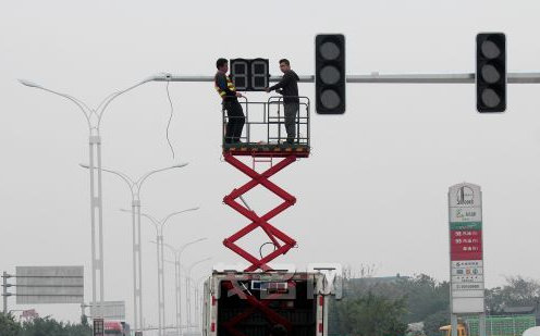 交通信号灯安装